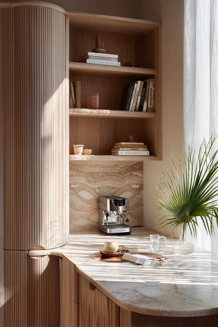 Art Deco Kitchen for Quiet Morning Coffee Rituals