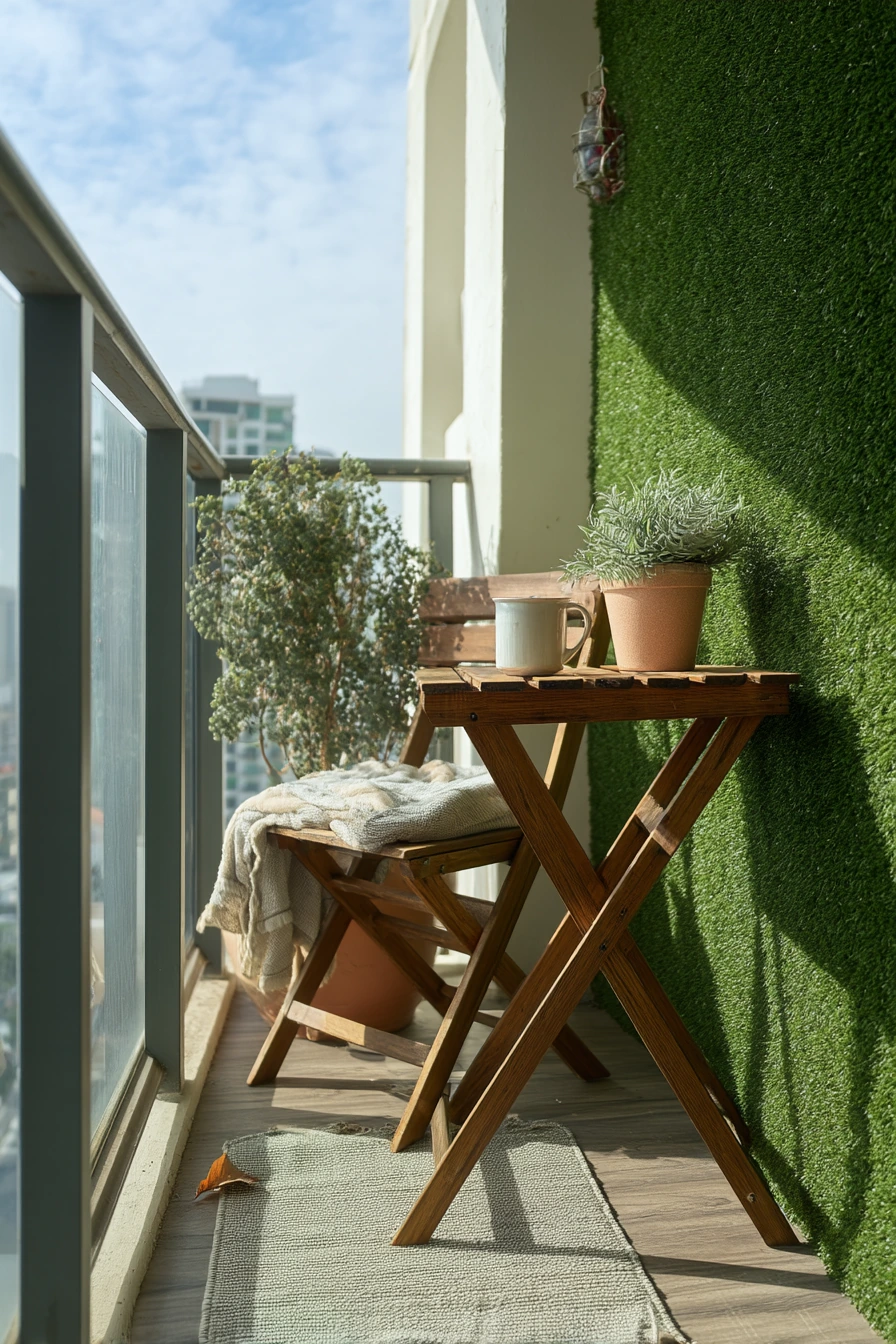 Small Balcony Lounge Refresh