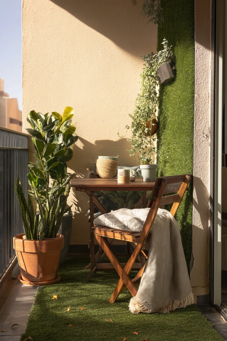 Small Balcony Lounge Refresh