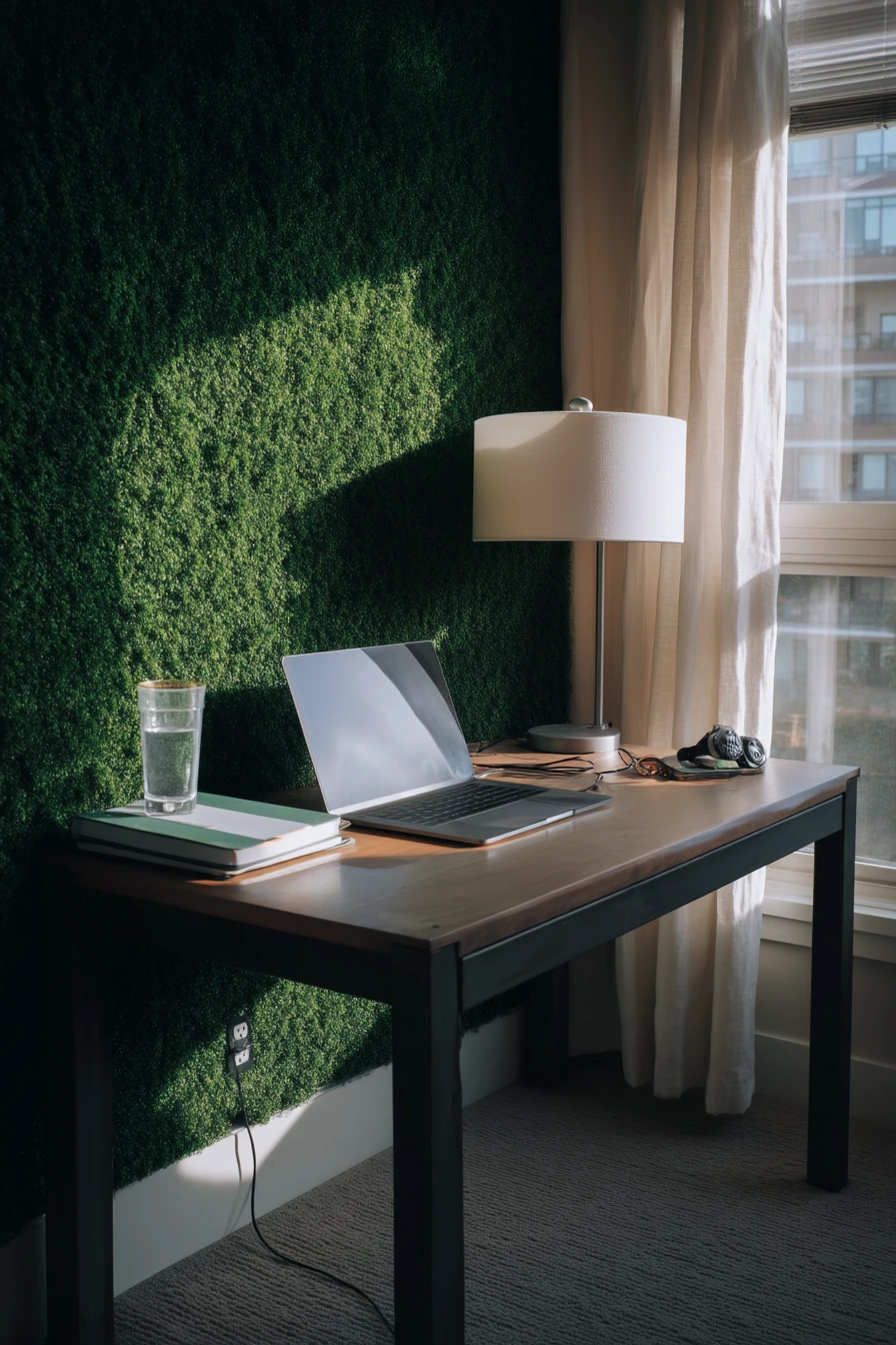 Home Office Video Call Backdrop