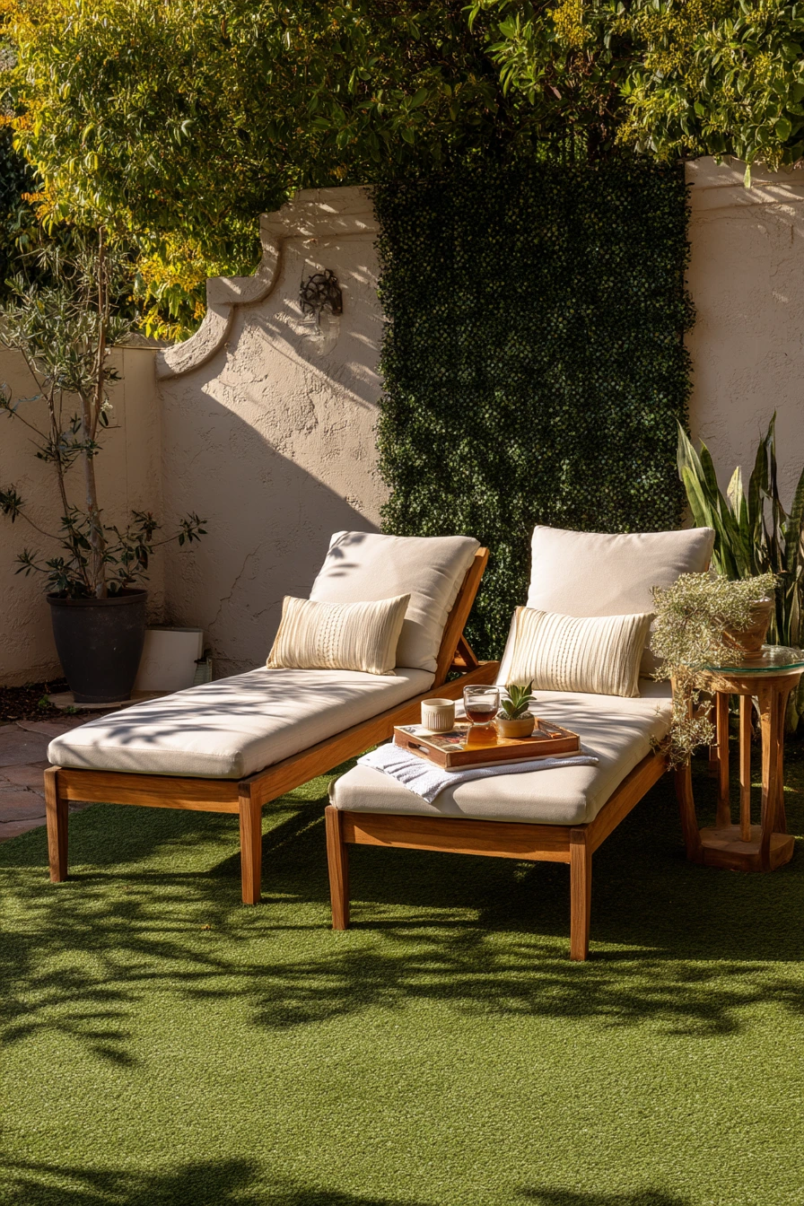 Courtyard Spa-Like Seating Area