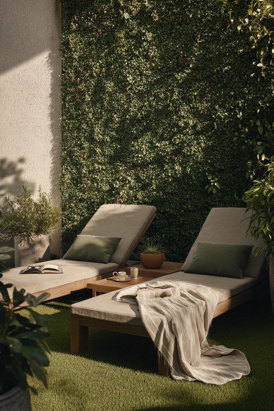 Courtyard Spa-Like Seating Area