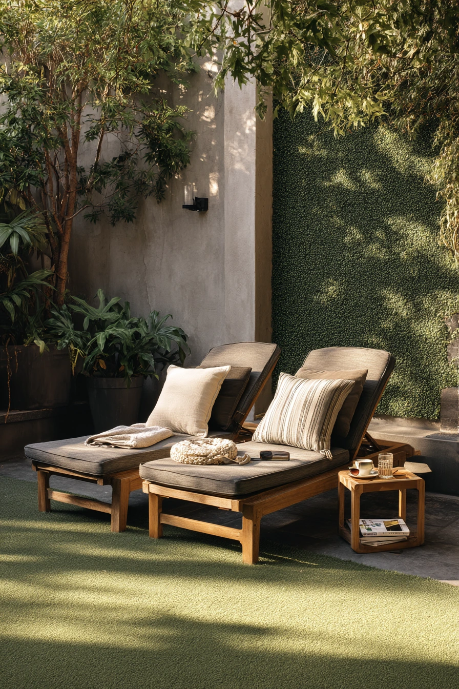 Courtyard Spa-Like Seating Area