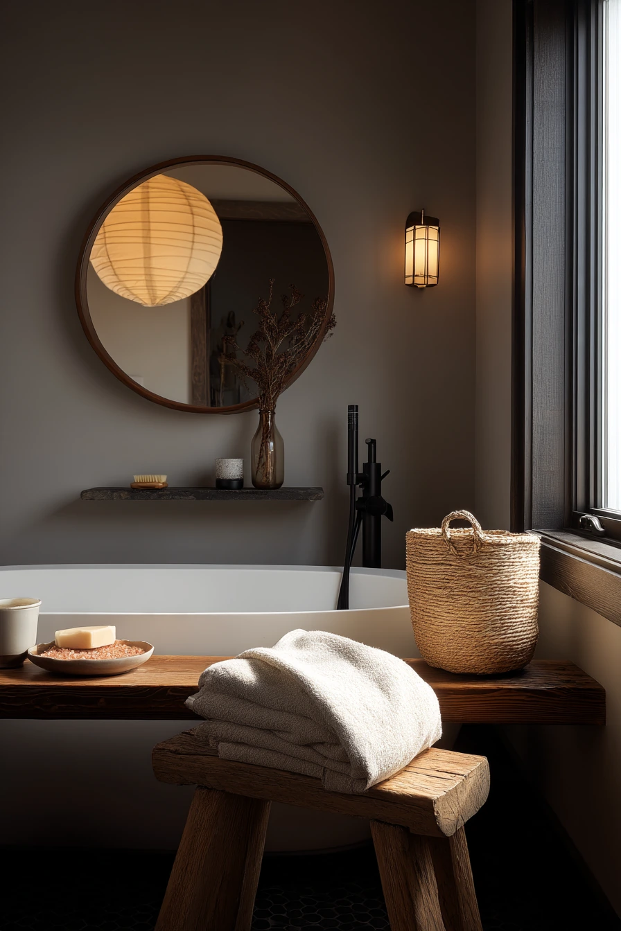 Tatami-Inspired Bath Nook