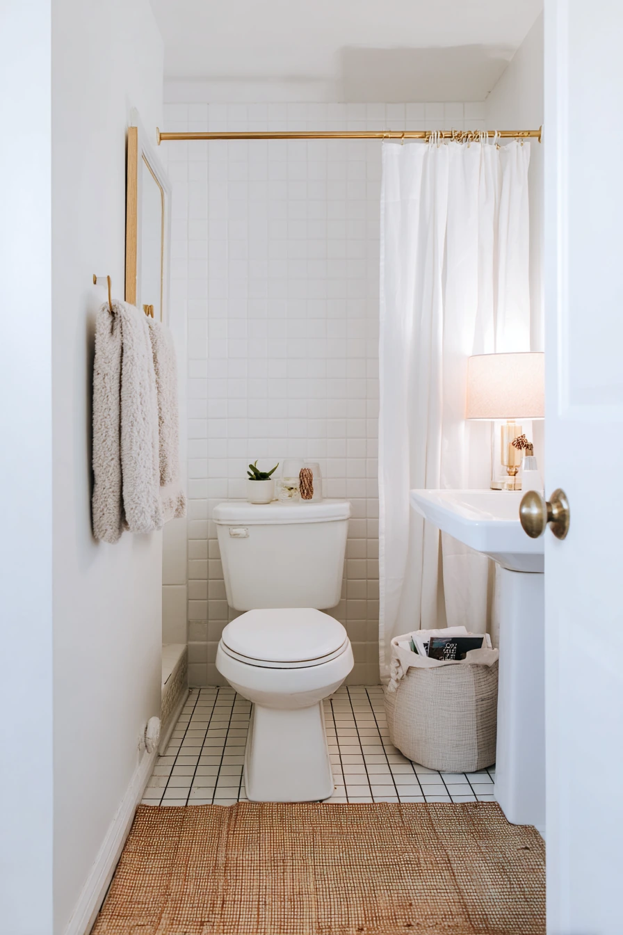 Budget Bath with Elevated Details