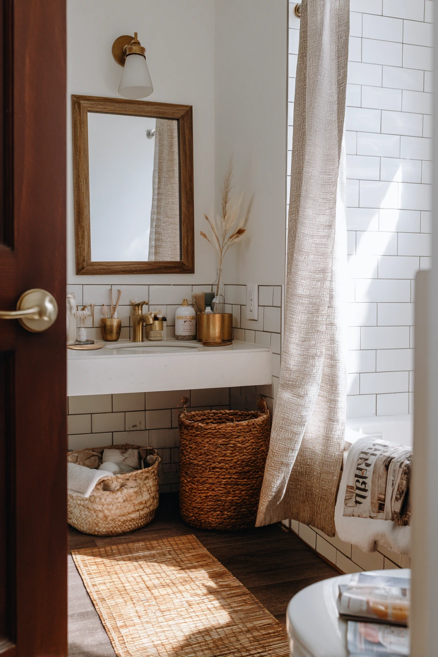 Budget Bath with Elevated Details