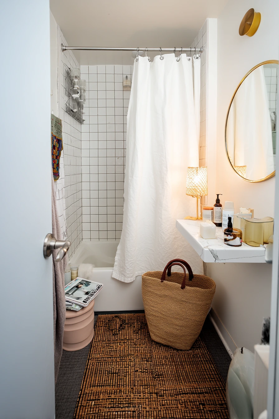 Budget Bath with Elevated Details