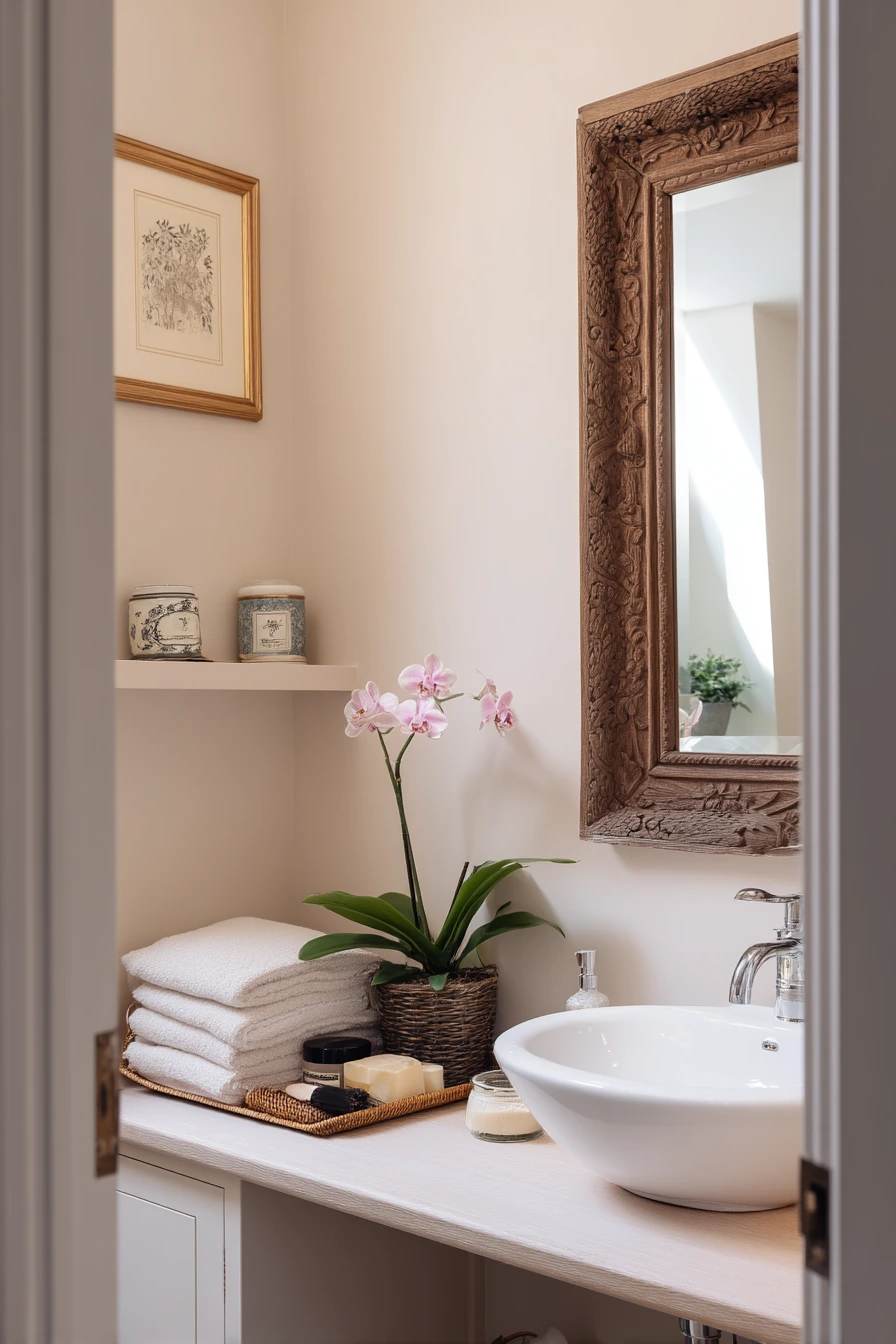 Guest Bath with Subtle Heritage Touches