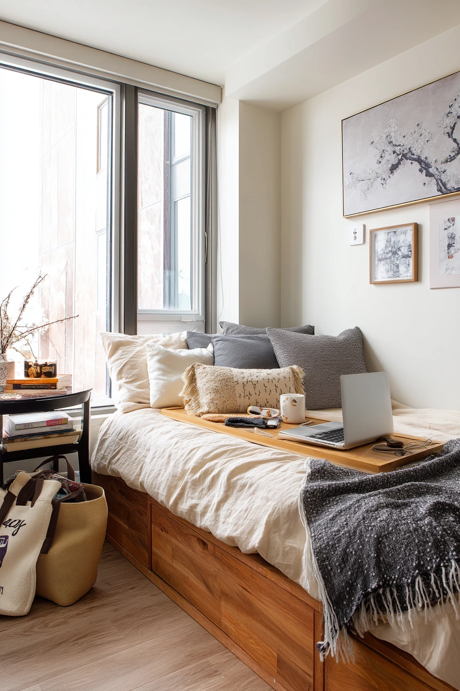 Small Space Zen with Storage