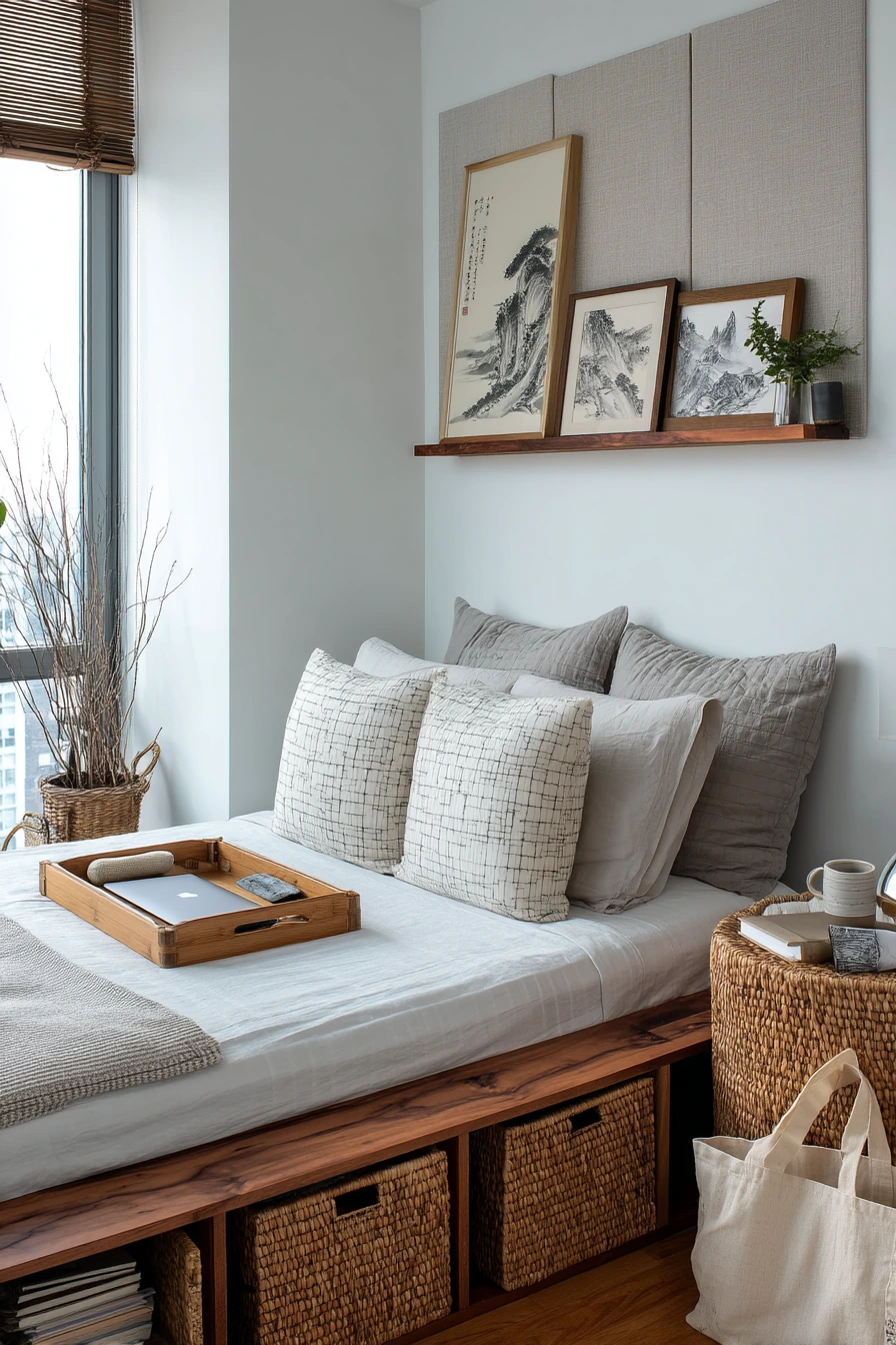 Small Space Zen with Storage