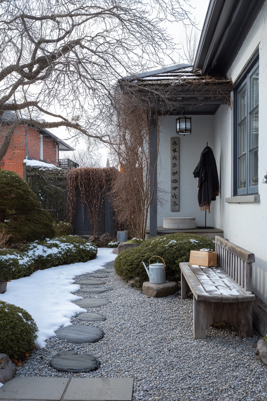 Winter Garden With Structure