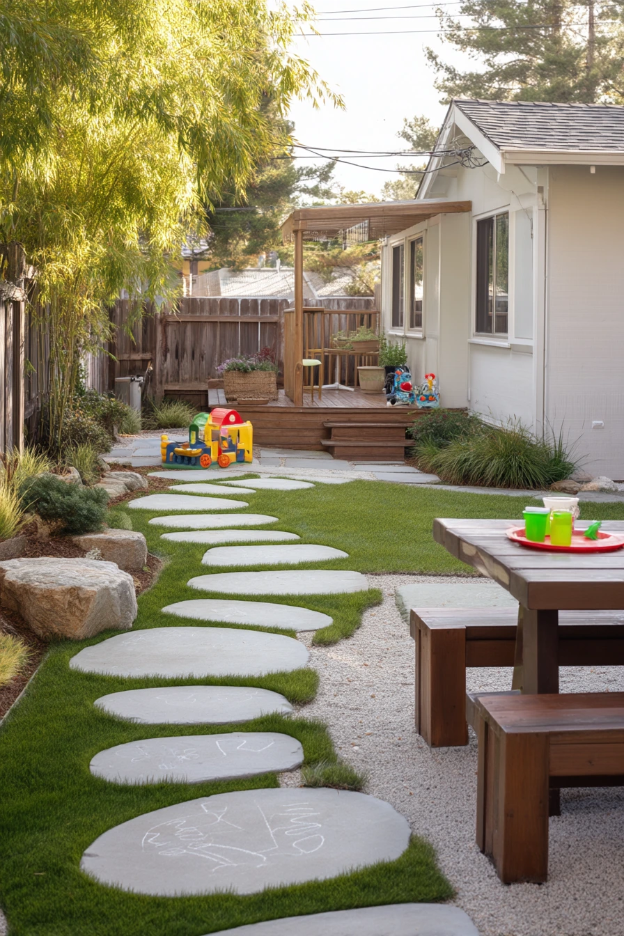 Family Garden With Playful Calm
