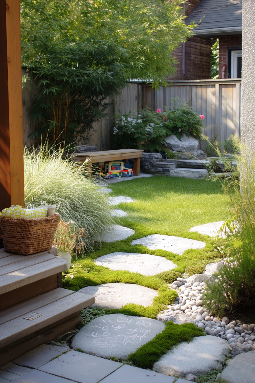 Family Garden With Playful Calm