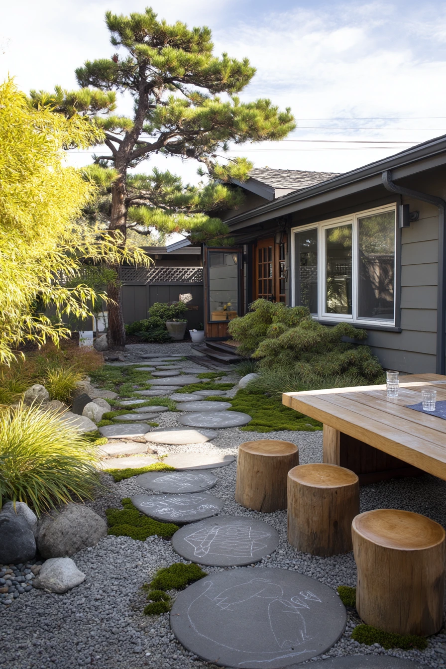 Family Garden With Playful Calm