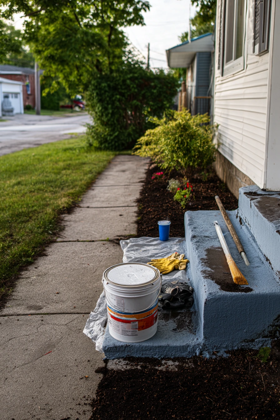 Weekend DIY Asphalt Walkway Refresh