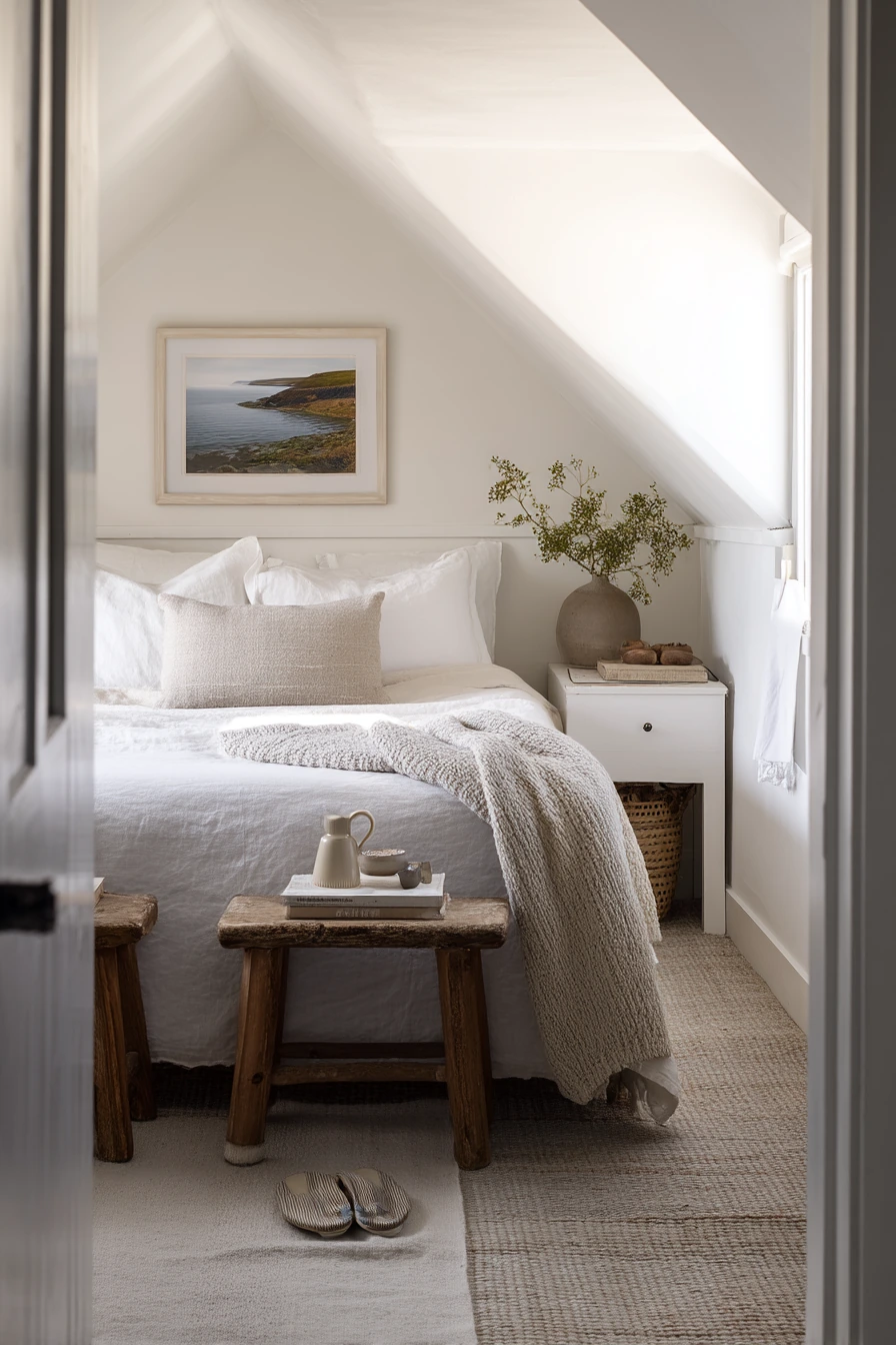 Cozy Guest Attic Bedroom