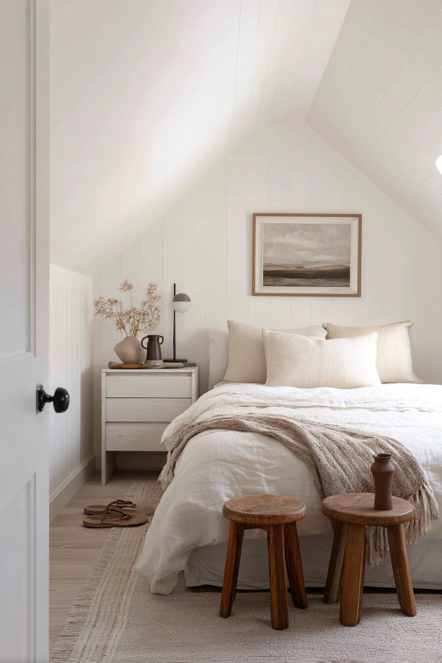 Cozy Guest Attic Bedroom
