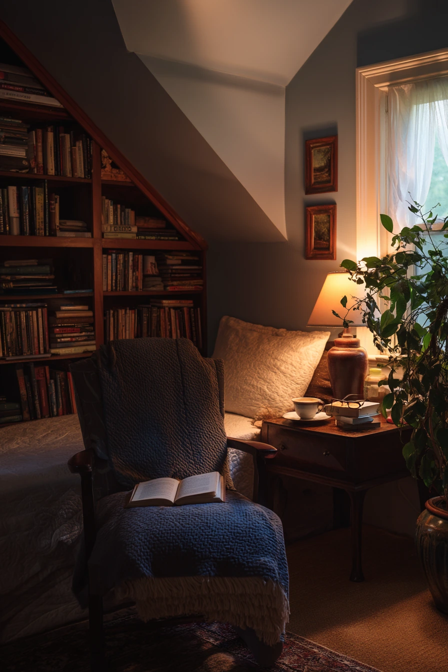 Quiet Reading Loft Bedroom