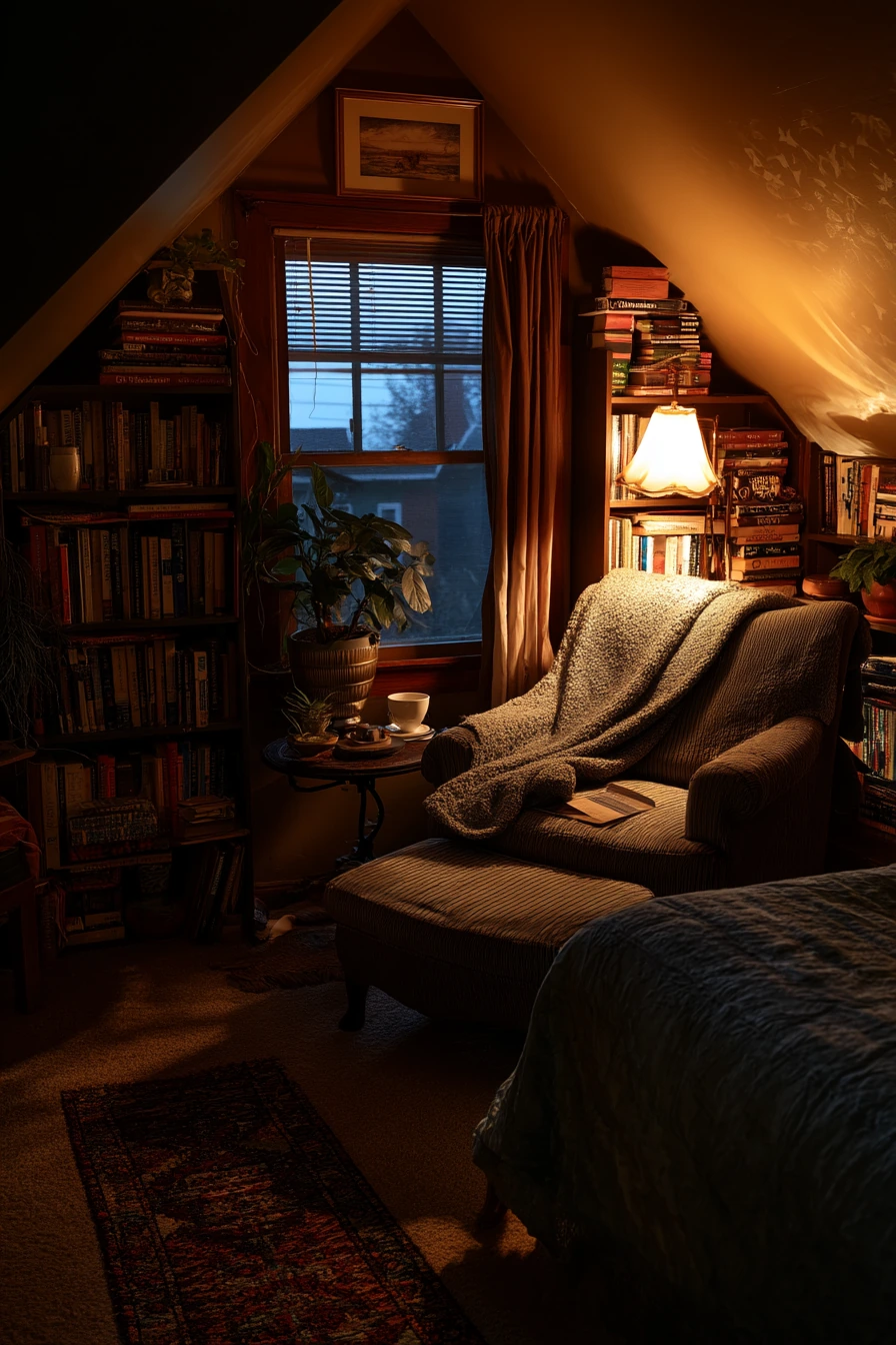 Quiet Reading Loft Bedroom