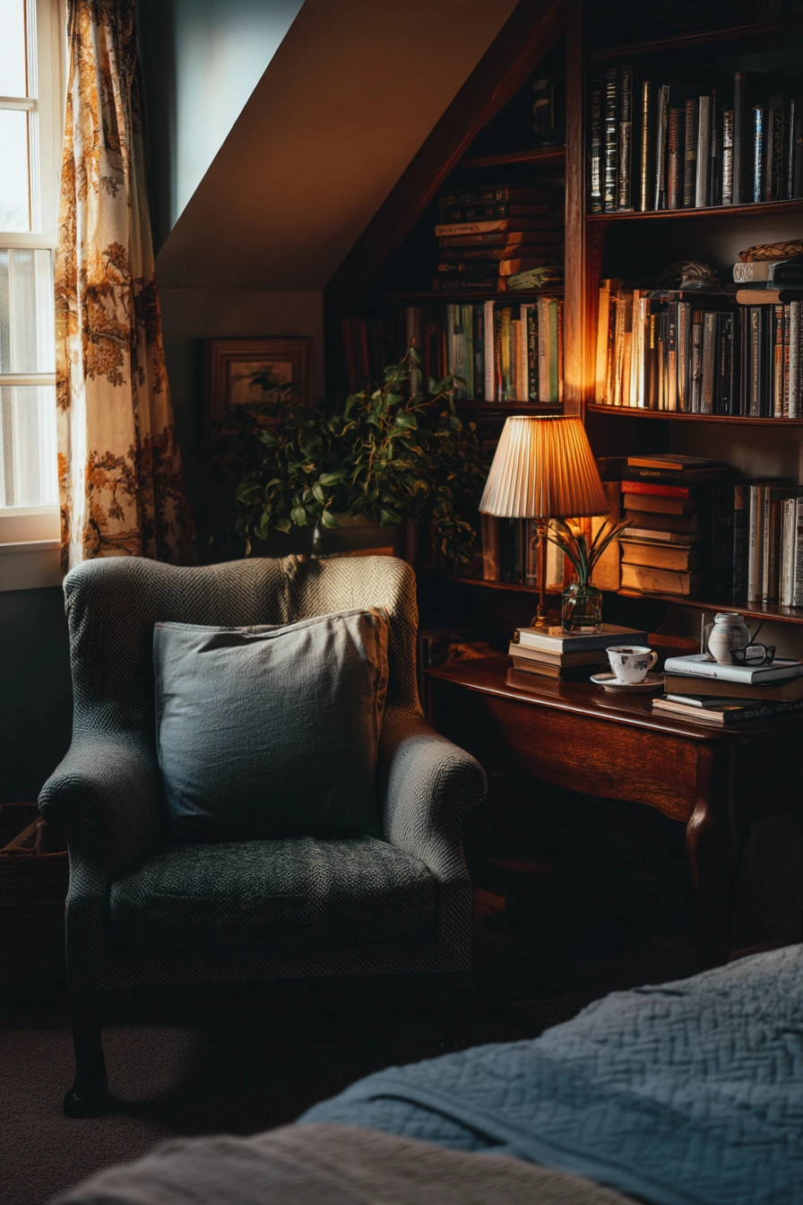 Quiet Reading Loft Bedroom