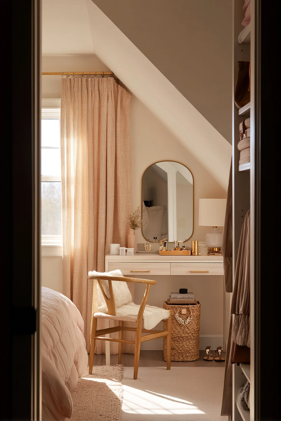 Attic Bedroom with Dressing Nook