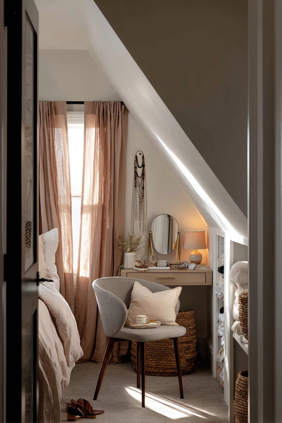 Attic Bedroom with Dressing Nook