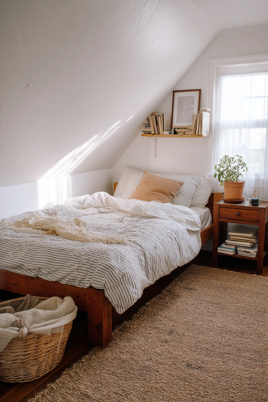 Budget Attic Bedroom Refresh