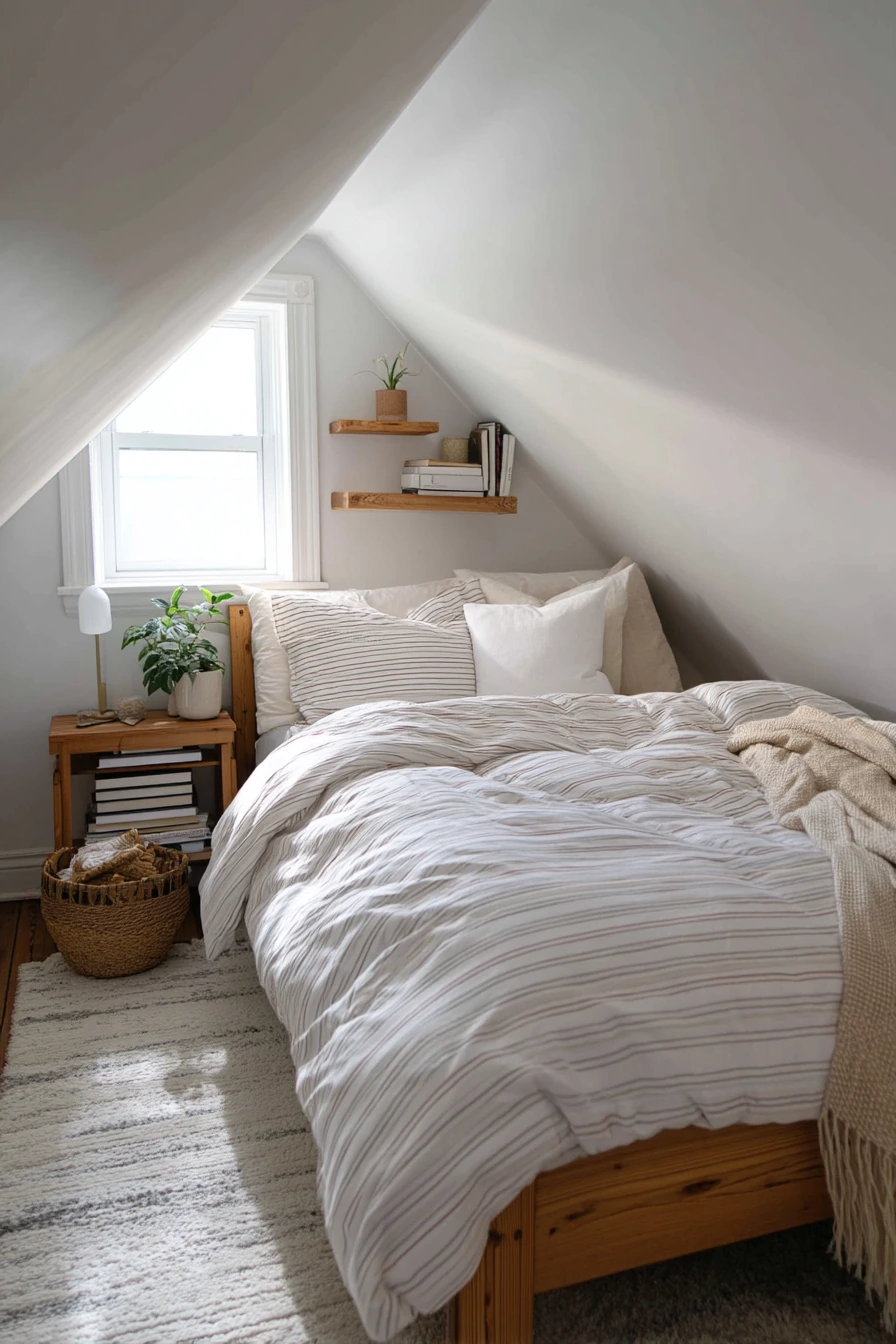 Budget Attic Bedroom Refresh