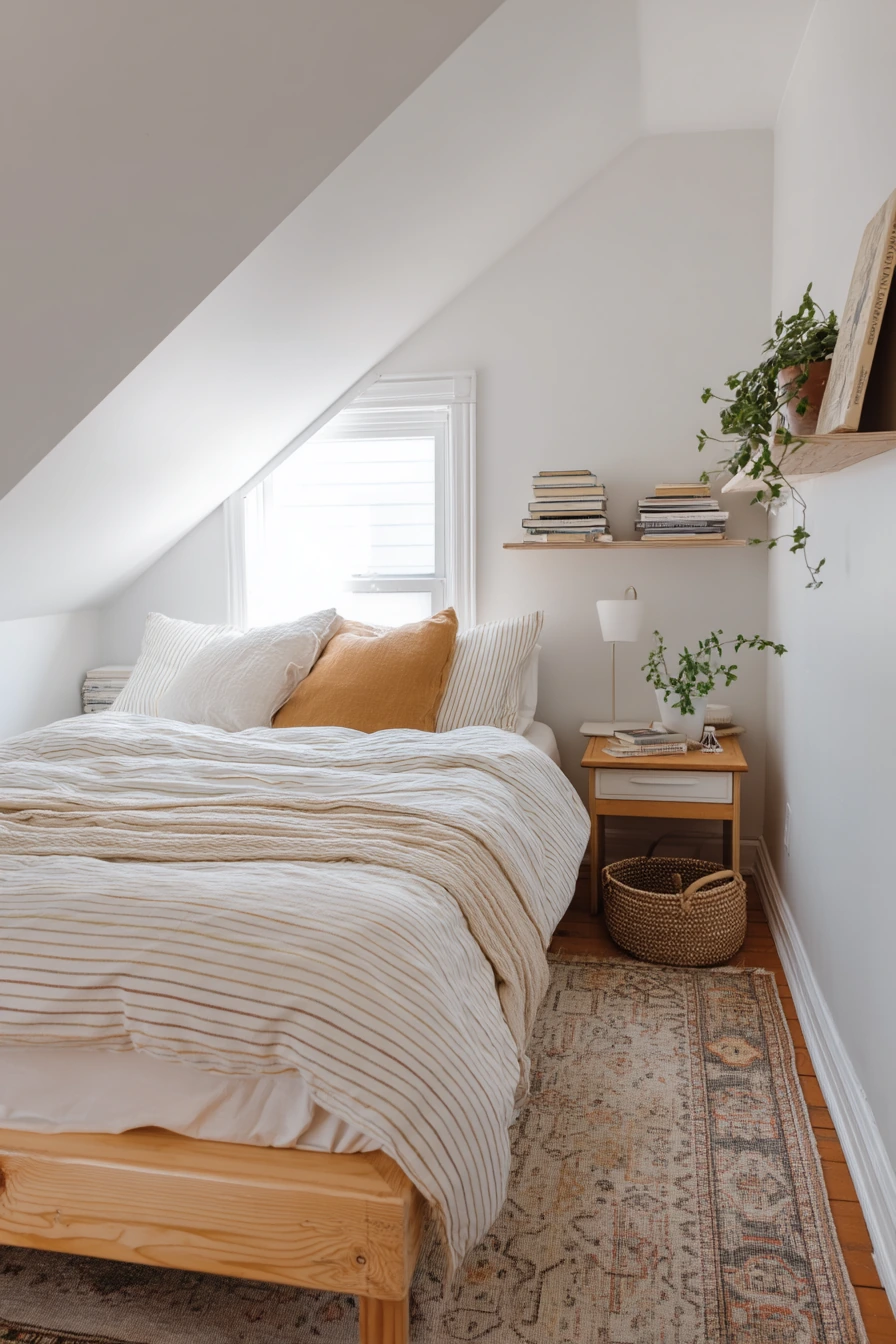 Budget Attic Bedroom Refresh