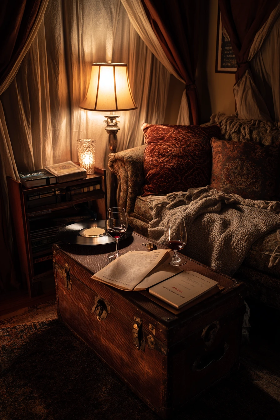 5. Romantic Attic Lounge for Two