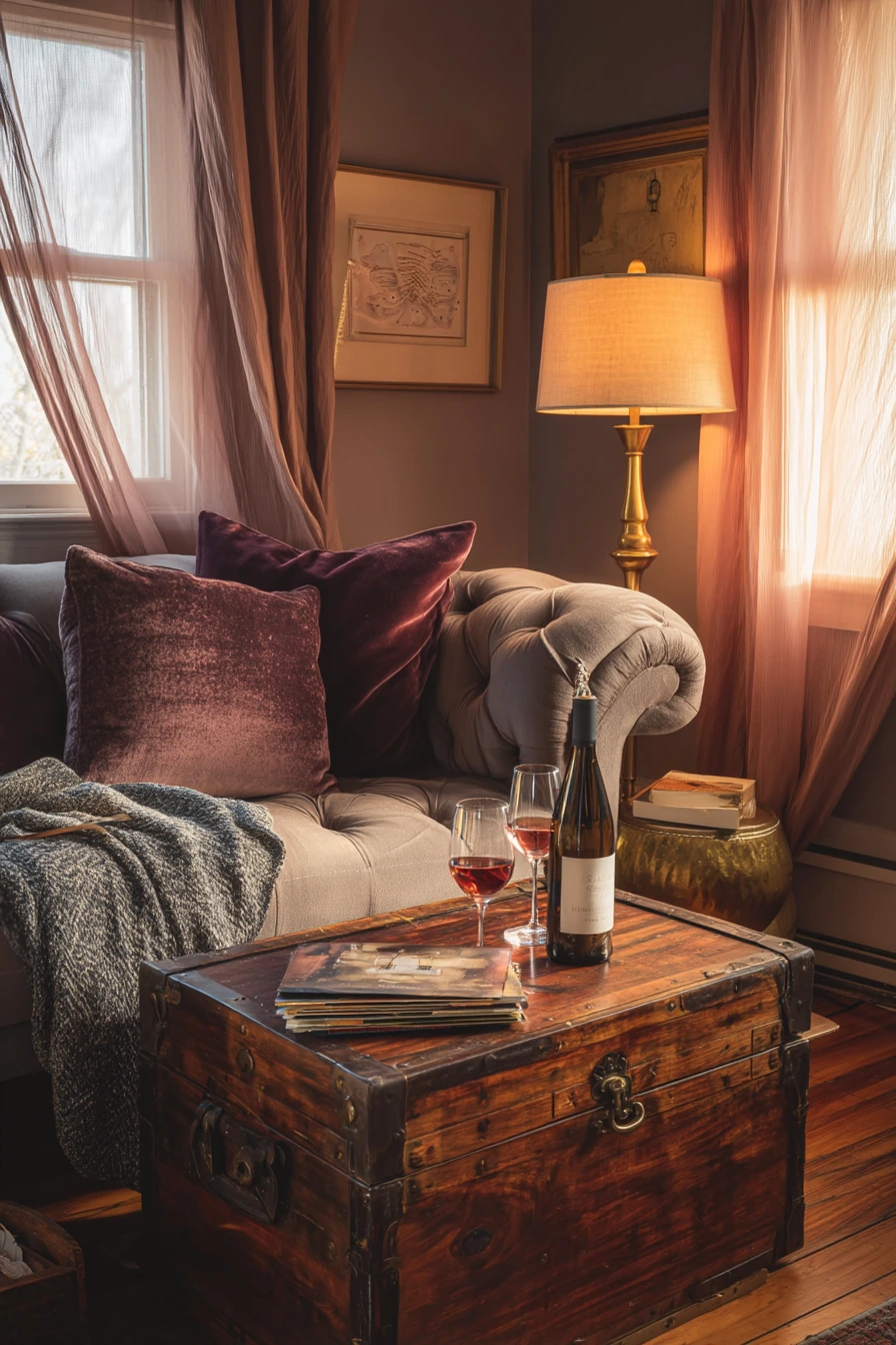 5. Romantic Attic Lounge for Two