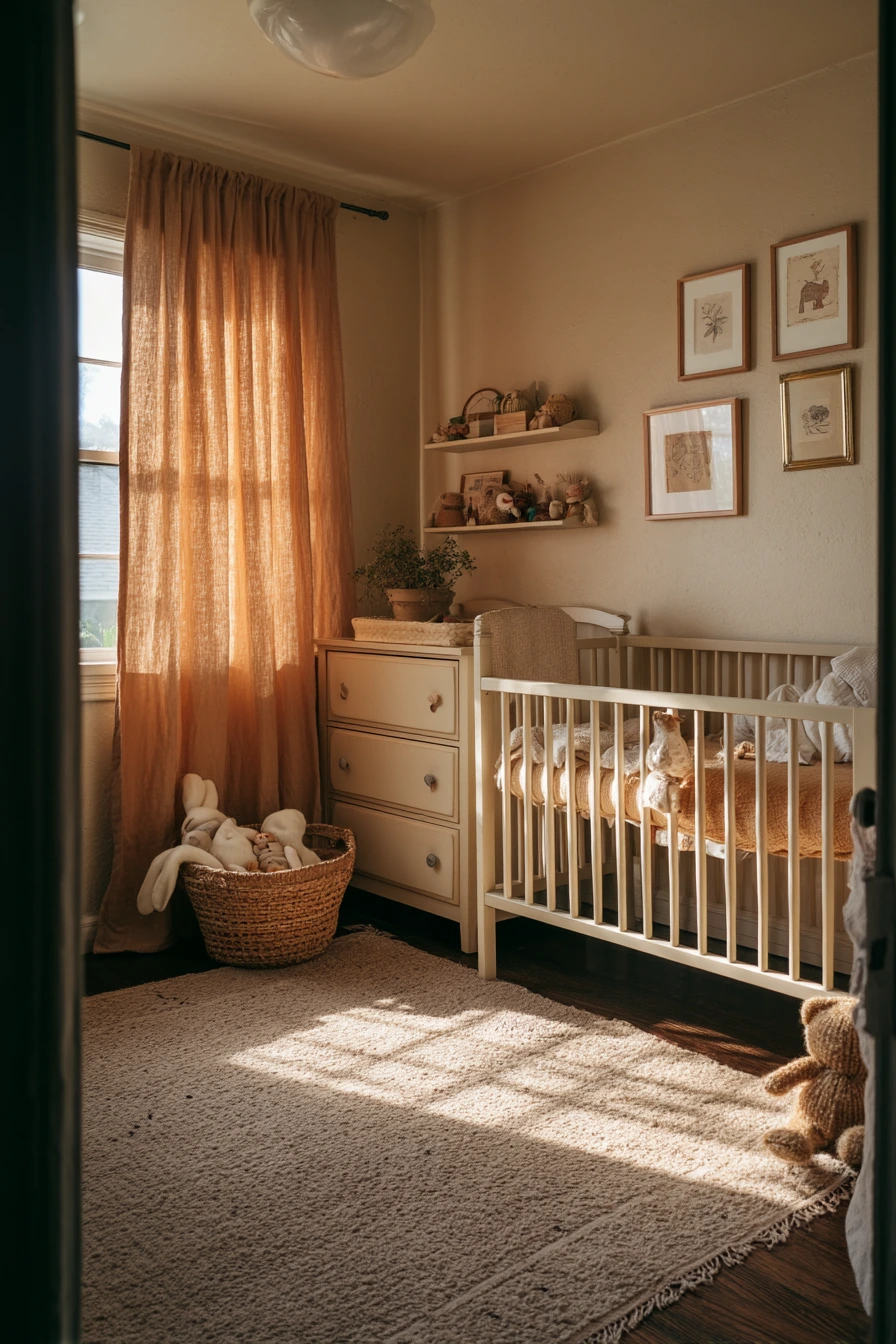 Budget-Friendly Baby Room with Hand-Me-Down Charm