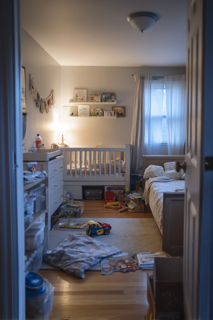 Shared Sibling Room for Baby and Toddler