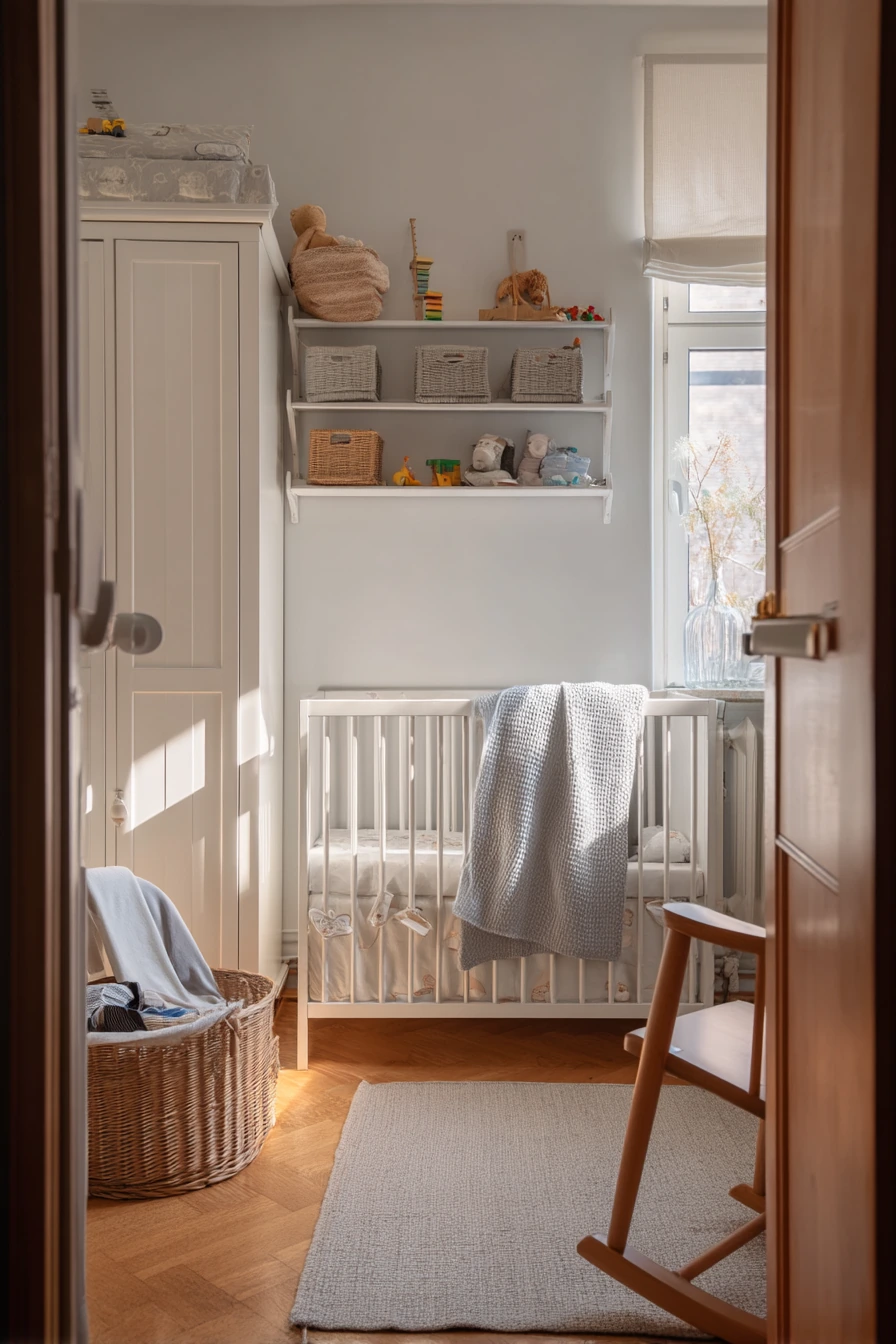 Small Space Baby Bedroom in a City Apartment