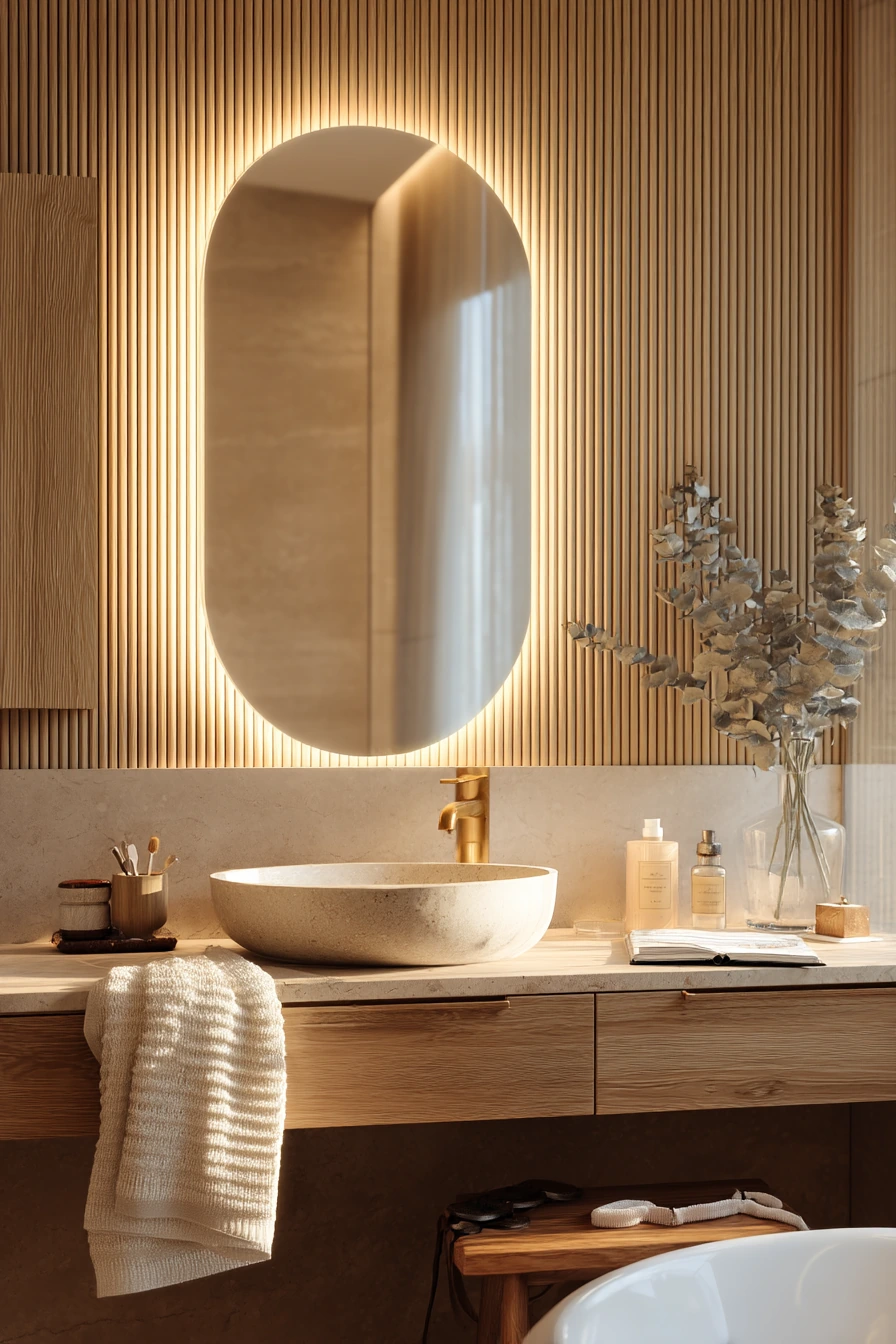 Spa-Like Ensuite with Everyday Clutter