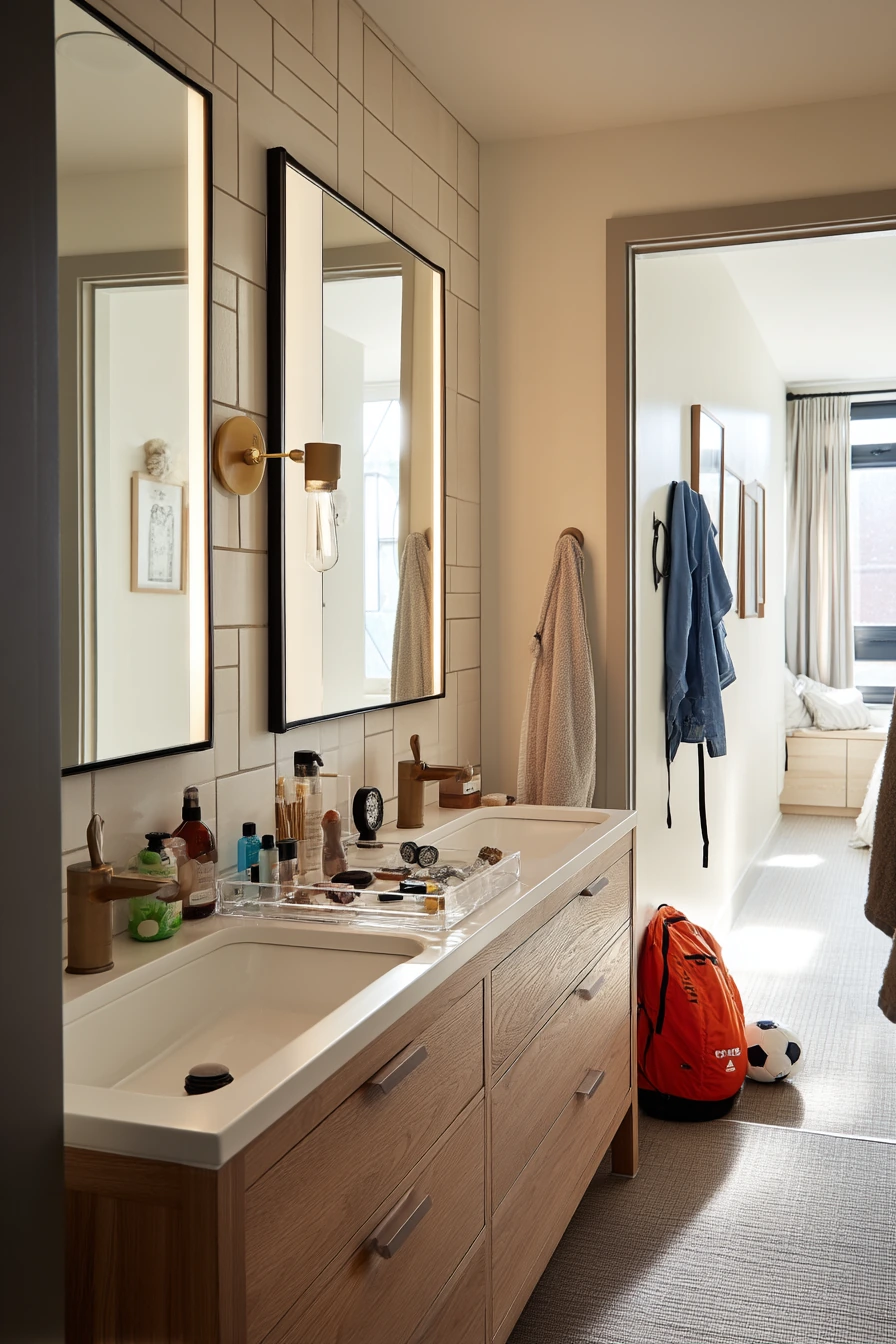 Double Vanity for Busy Mornings
