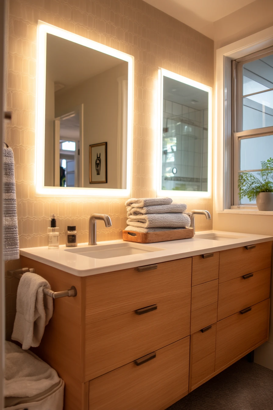 Double Vanity for Busy Mornings