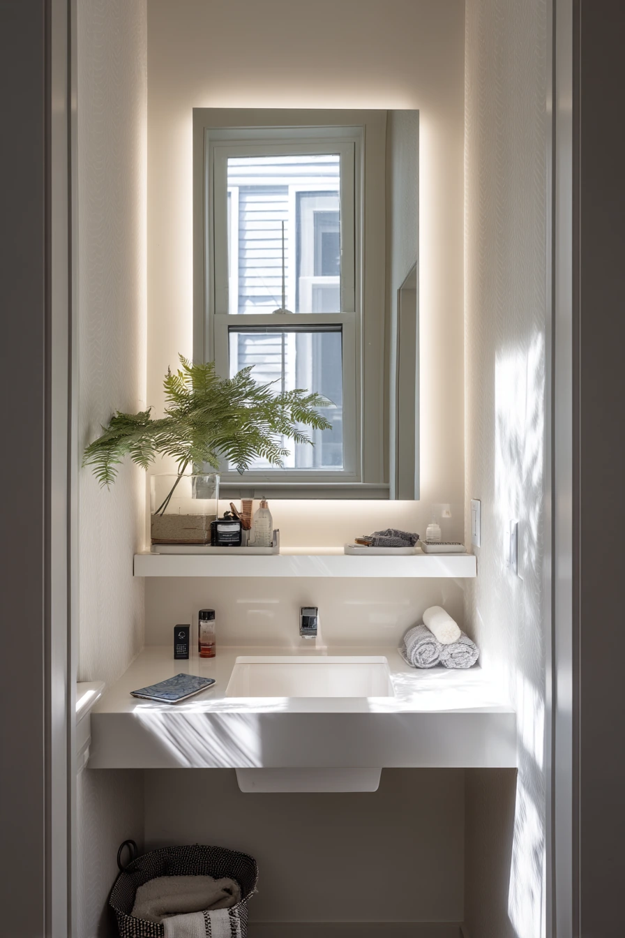 Compact Condo Bath with Smart Storage