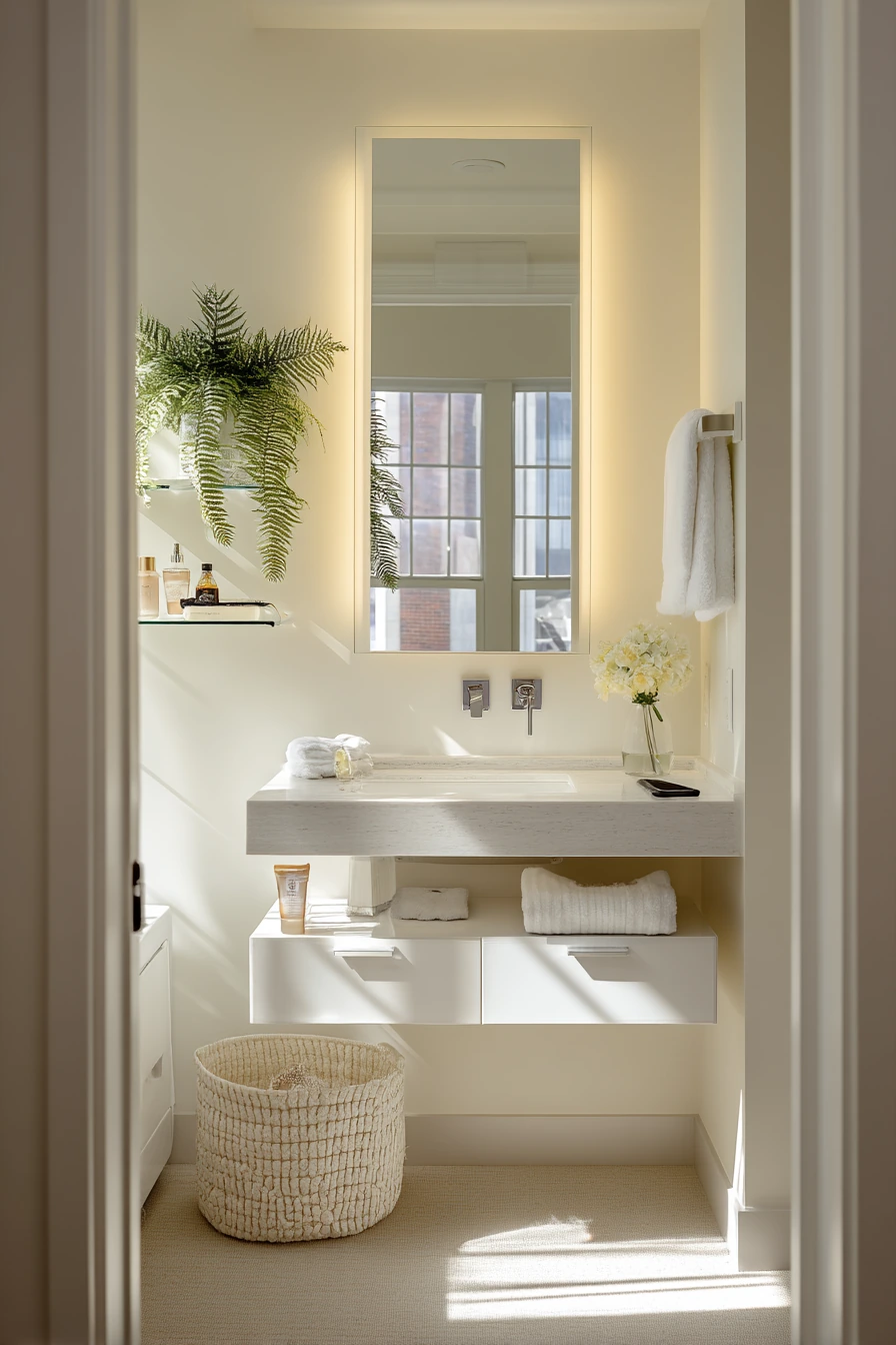 Compact Condo Bath with Smart Storage