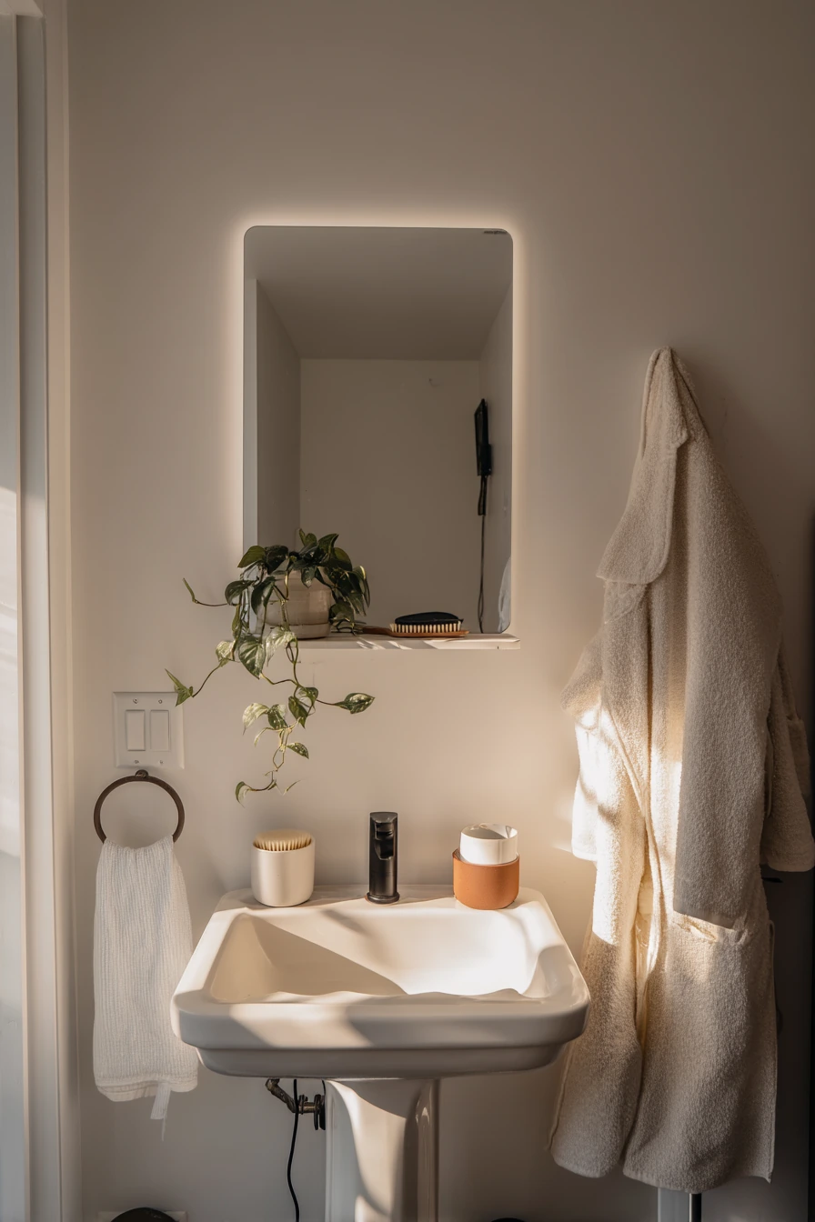 Rental-Friendly LED Mirror Upgrade
