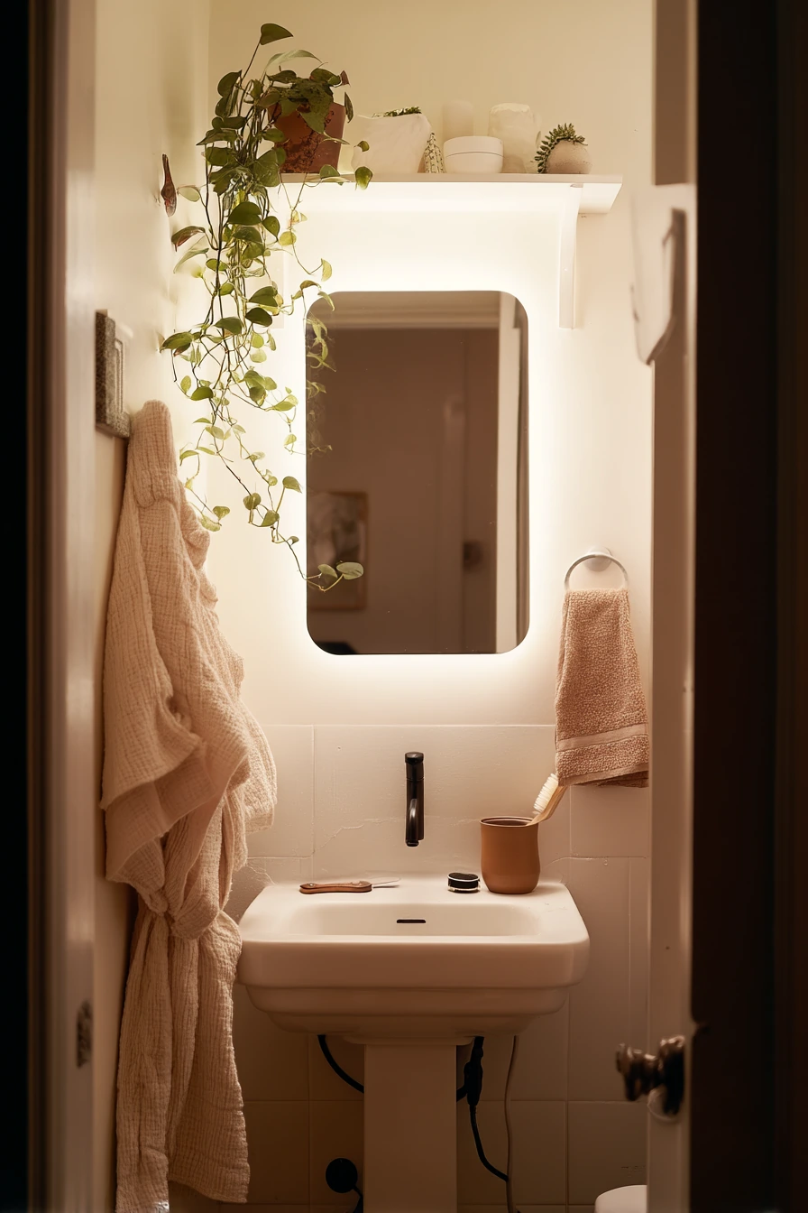 Rental-Friendly LED Mirror Upgrade