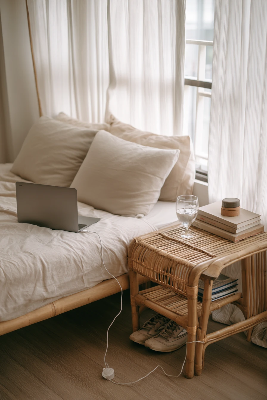 Small Bedroom Bamboo Ideas for a Studio Apartment