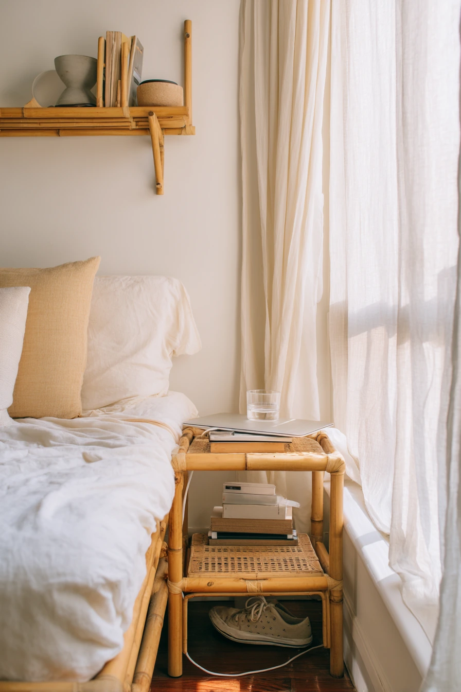 Small Bedroom Bamboo Ideas for a Studio Apartment
