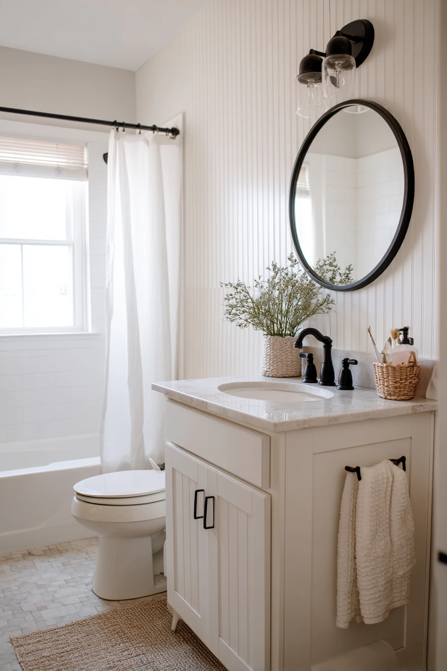 Budget-Friendly Farmhouse Bath Update