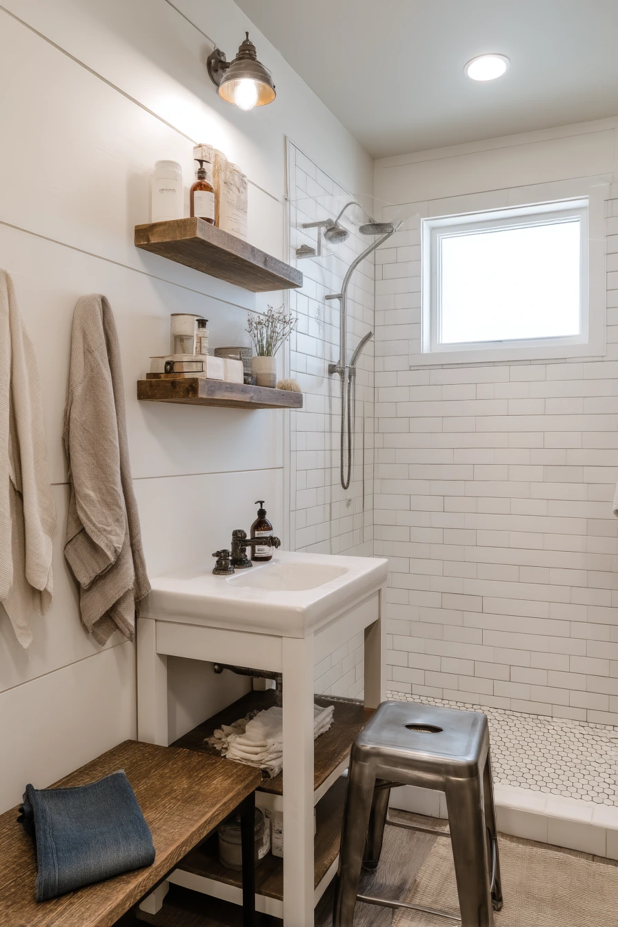 Clean Utility Bath for Farm Life