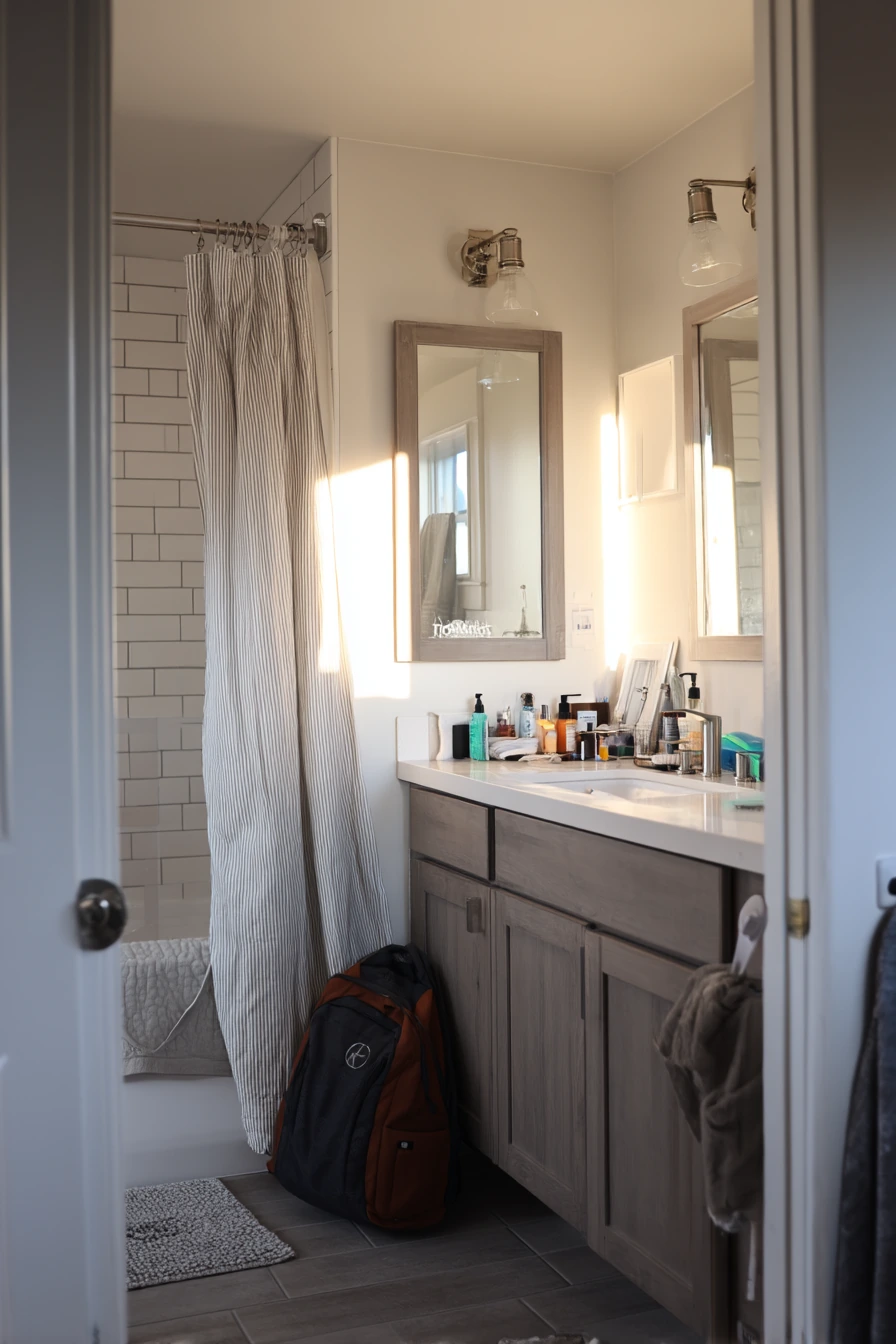 Teen Shared Bath With Storage