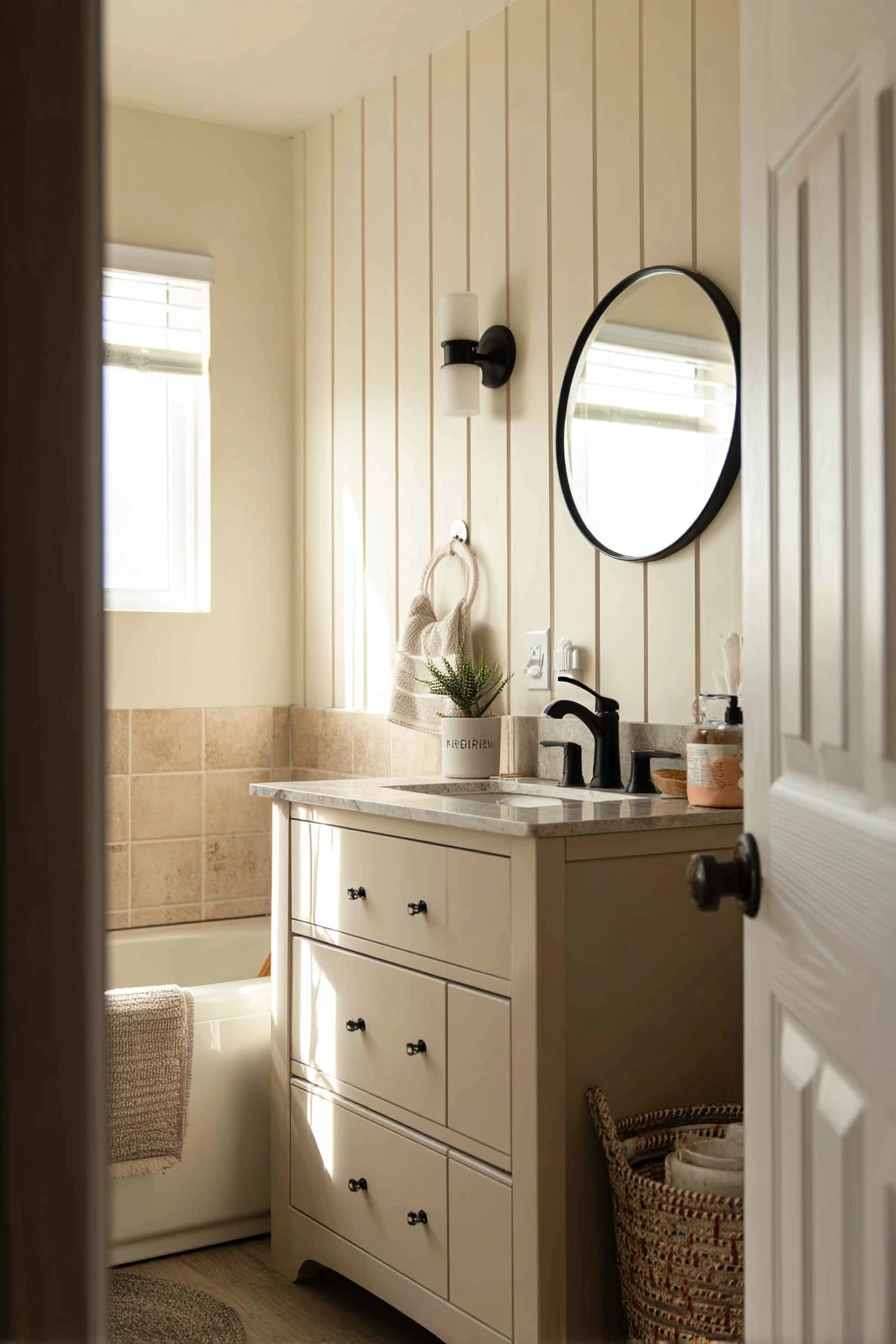 Budget-Friendly Farmhouse Bath Update