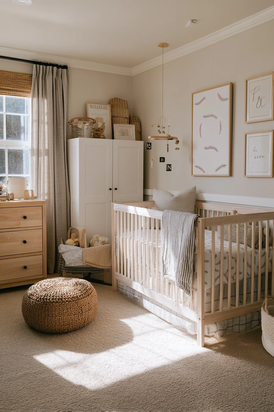 Playful Baseball Nursery