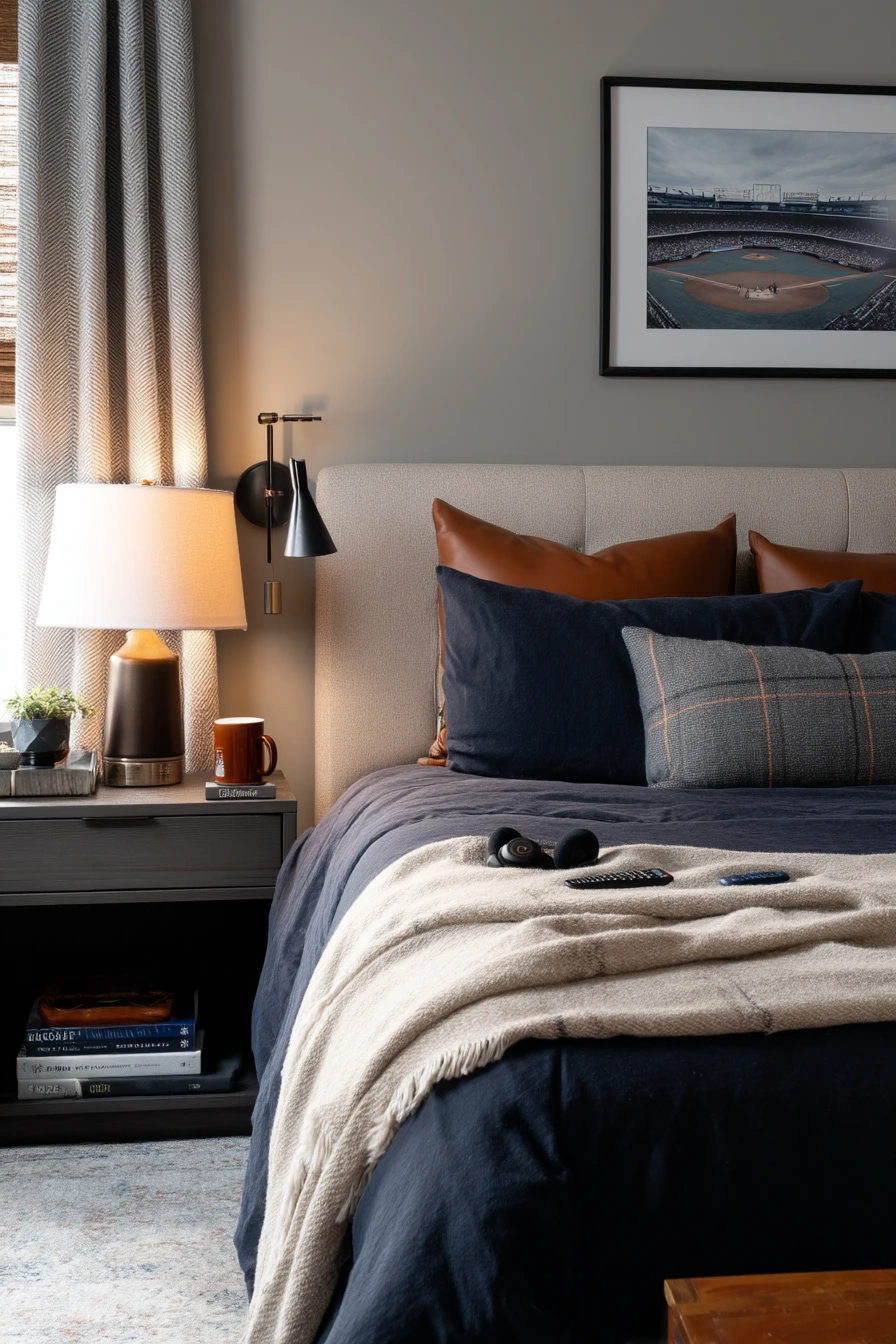 Game Night Baseball Bedroom