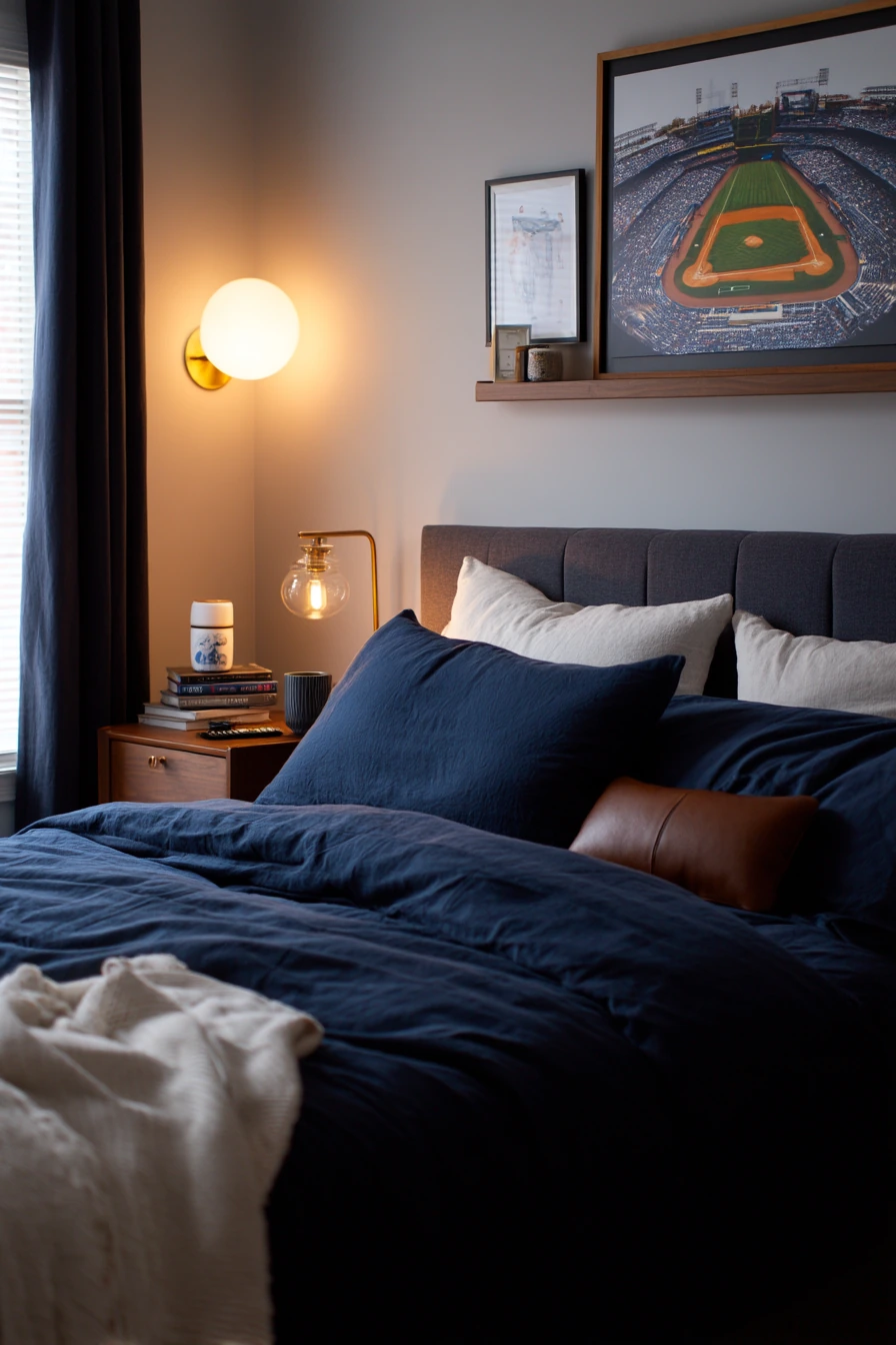 Game Night Baseball Bedroom